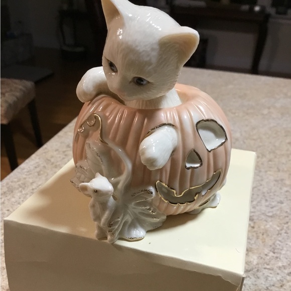 Lenox adorable kitty in pumpkin - Picture 1 of 2
